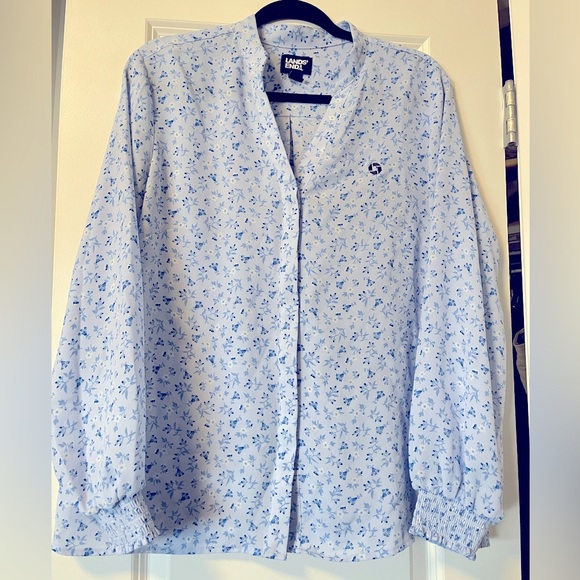 Blue Floral Chase Blouse - Picture 1 of 5